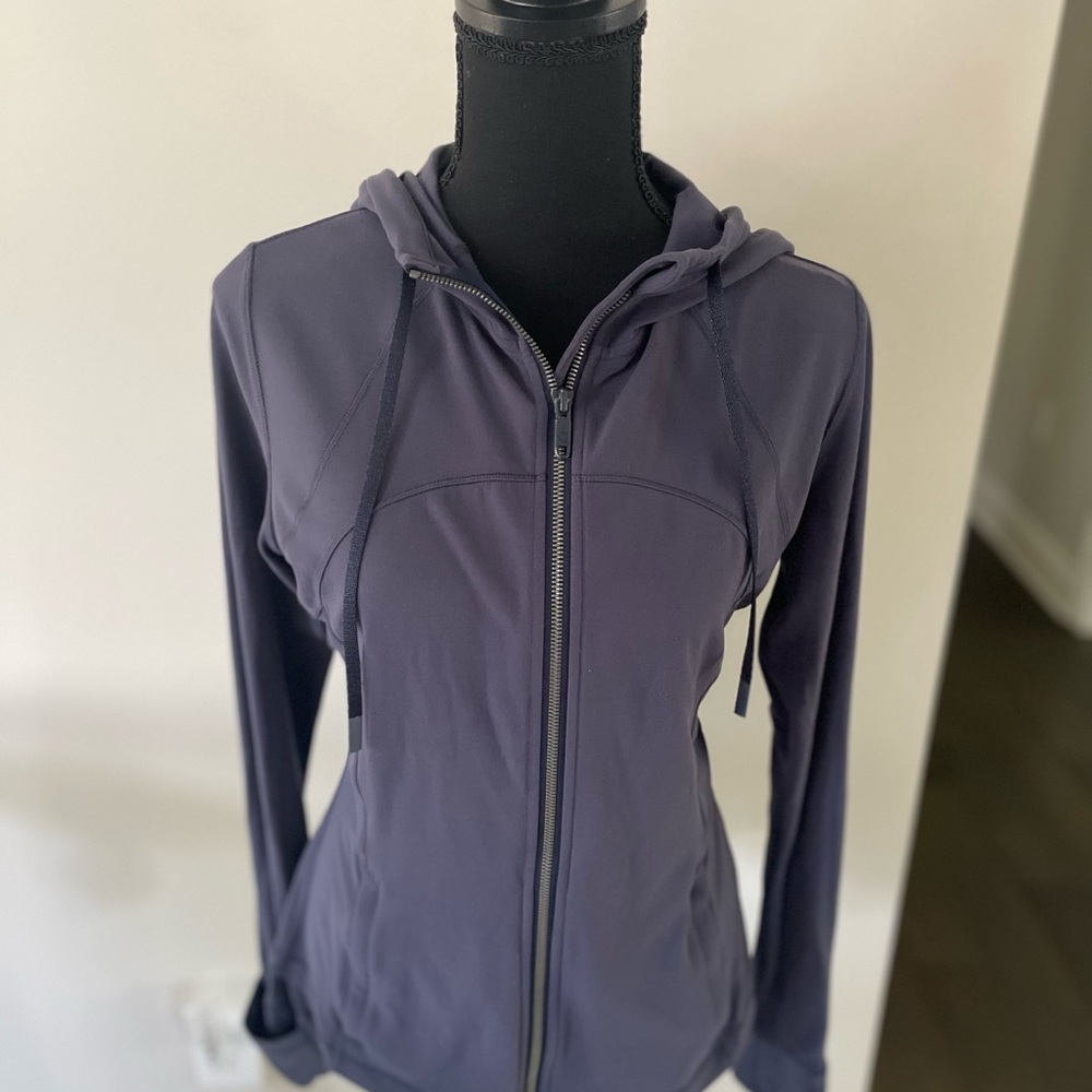Lululemon Align Zip Up Hooded Jacket - Bluish / Purple
